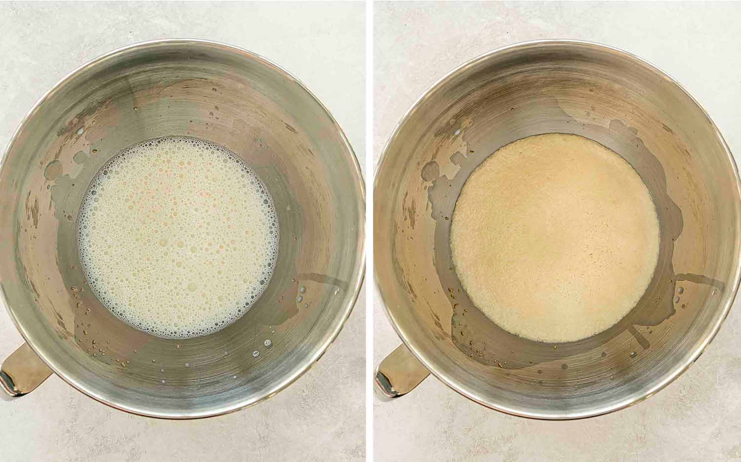 process shots showing how to make chocolate espresso rolls.